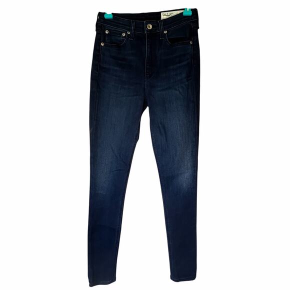 Rag & Bone Indigo Wash Nina High Rise Skinny Jean Size 25 - Picture 1 of 13
